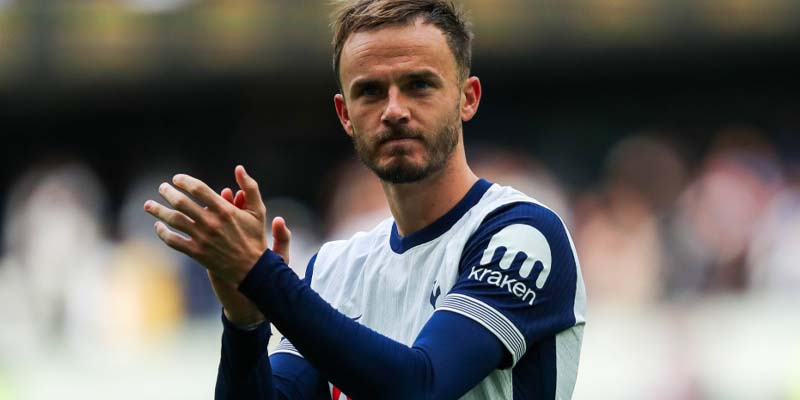 Maddison là chìa khóa sáng tạo trong đội hình Tottenham 2024